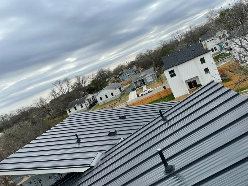 Standing seam metal roof panels with vents for Skylight Repair in Wanaque